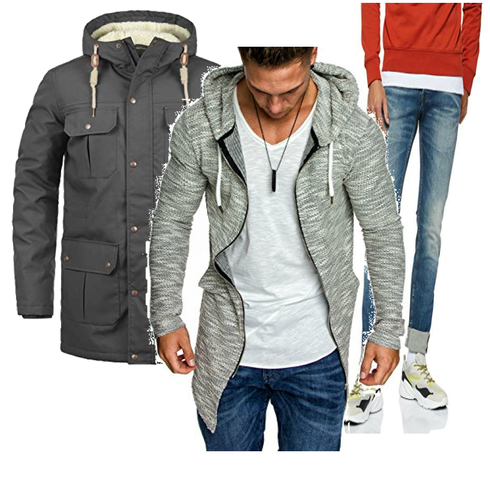 Blau Overall/Jacke Winter Parka !Solid kombinieren