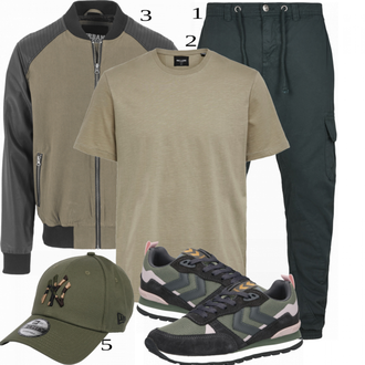 outfit mit Črna Superga Hummel "Priložnostna oblačila"