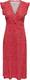 ONLY ONLMAY S/L WRAP MIDI DRESS BOX JRS Dames Jurk - Maat XS