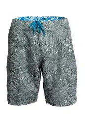 Panareha Badeshorts weiß / dunkelgrün / blau