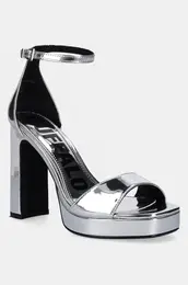 Sandali June Neat srebrna barva, 1291592-SLV