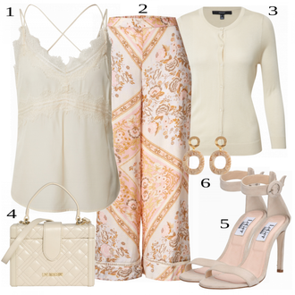 Outfit sa Torba Za Preko Ramena Love Moschino "Lijep izgled za ljeto"