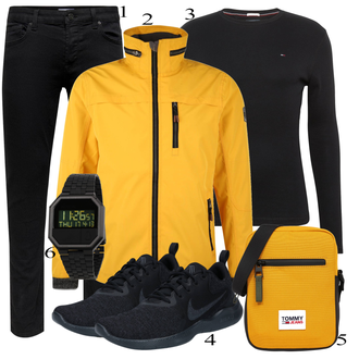 outfit mit Črna Superga Nike "Vsakdanja oblačila"