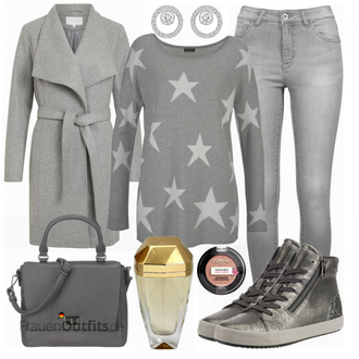 Outfit mit Grau Sneaker Geox "Geox Stiefeletten"
