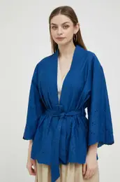 Kimono mornarsko modra barva