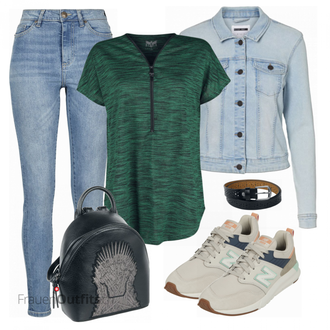 Outfit mit Blau Rucksack Game of Thrones "Outfit für die Freizeit"