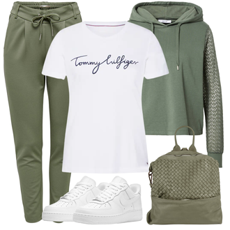 Outfit mit Rot/Blau/Rosa/Grün Damen 7/8-Länge Jeans/Ankle Boot/Caprijeans/Cropped Jeans/Low Waist Jean/Push up Jeans/Lederjacke/Bomberjacke/Federjacke/Jacke Mit 3/4 Ärmel/Frühlingsjacke/Sommerjacke/Vintage Jacke/Bluse Große Größe/Parka große Größe/Sweatmode Tommy Hilfiger "Perfekt Für Den Frühling"