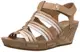 Clarks Damen Rusty Lady Sandalen, Weiß-Blanc (Natural Combi), 41 EU