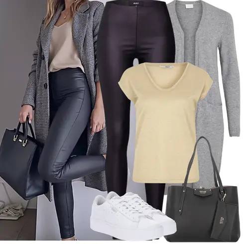 Comment poter Gris/Gris clair/Gris foncé Tricot Grande Taille/Tunique/Manteau/Robe Grande Taille/Cardigans Longs/Cachemire-Cardigan/Cardigan d'Hiver/Cardigan en Laine Vila avec Gris/Gris clair/Gris foncé Tricot Grande Taille/Tunique/Manteau/Robe Grande Taille/Cardigans Longs/Cachemire-Cardigan/Cardigan d'Hiver/Cardigan en Laine Vila