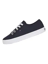 Tommy Hilfiger Damen Essential Nautical Sneaker, Blau (Desert Sky Dw5), 38