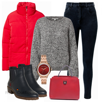 Outfit mit Uhr Armani Exchange "Cooles Herbst Outfit"
