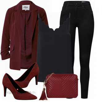 Outfit mit Rot High Heel S.Oliver "Frühlingsoutfit"