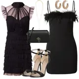 Schwarze lipsy Outfits image