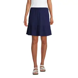 Crinkle-Rock, Damen, Gre: L Normal, Blau, Elasthan, by Lands'''' End