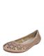 RIEKER Ballerina mit Cut Out-Muster puder