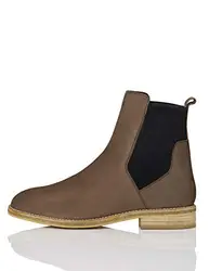 find. Andy-03w4-012 Chelsea Boots, Graues Nubuk, 38 EU