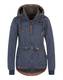 Naketano Jacke mit Alloverdruck marine / weiß