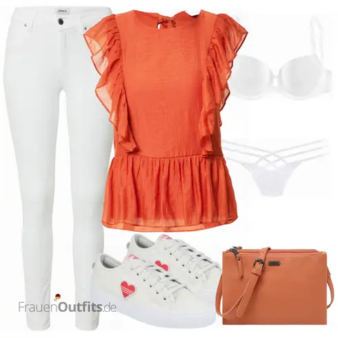 Weiß Unterwäsche/Damenunterwäsche und Badebekleidung/Schal/Kleid Lascana kombinieren