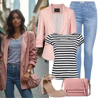 Outfit sa Pink Torba Za Vjenčanje/Torba Za Preko Ramena/Mala Torbica/Torbica/Platnena Torba Mymo at Night "Proljetna odjeća"
