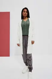Button-down sweater