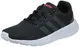 adidas Herren Lite Racer CLN 2.0 Running Shoe, Core Black/Carbon/Solar Red, 43 1/3 EU