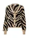 VILA Strickjacke ''''Eami'''' beige / schwarz