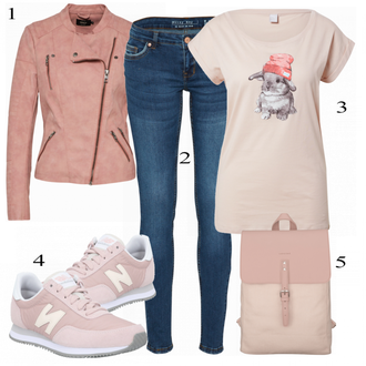 Outfit sa Bež Traper Jakna Only "Odličan izgled za proljeće"