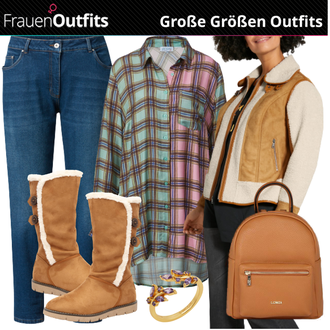 Gefütterte Outfit mit SchneeStiefel Tom Tailor "Bequemes Winter Outfit"