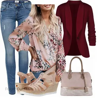 Elegante Outfits Jeans mit Blau/Hellblau Only "Elegantes Sommer Outfit"