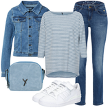 Schlichte Relaxed Jeans Outfits image