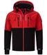 Rock Creek Herren Softshell Jacke Outdoor Jacke Windbreaker Übergangsjacke Anorak Kapuze Regenjacke Winterjacke Herrenjacke Jacket H-222 Rot S