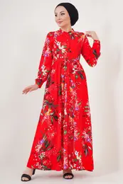 2144 Judge Collar Dress - A.red