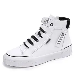 Frauen High Top Trainer Schuhe Mode Plattform Outdoor Casual Sports Vulcanize Schuhe Schnüren solide rutschfeste Knöchel Sneakers