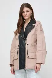 Parka enska, rjava barva
