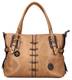 RIEKER Tasche hellbraun / dunkelbraun