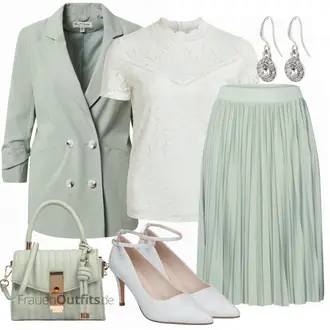 Outfit mit Grau High Heel Buffalo "Stylisches Outfit für den Frühling"