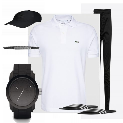 Weiß Poloshirt Lacoste kombinieren