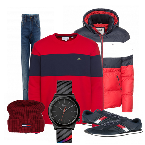 Weiß Schuh Sneaker Tommy Jeans kombinieren