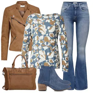 Feest Outfits met blauw Jeans Only "Perfect voor het werk"