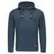 riverso Hoodie Herren Regular Fit RIVJulian Kapuzenpullover Pullover Cross-Over-Kragen Blau M, Größe:M, Farbe:Navy
