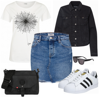 Outfit mit Blau EDC by Esprit "Casual Look"