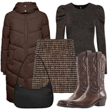 Rok Outfits Winter voor Dames image