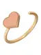 Design Letters Ring gold / altrosa