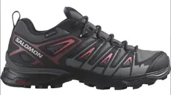 Salomon X Ultra Pioneer Low GTX wandelsneakers dames antraciet