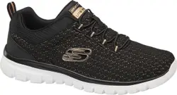 skechers Zwarte slip-on sneaker memory foam - Maat 36