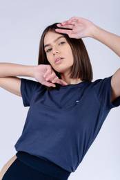 T-shirt - TJW SLIM JERSEY C NECK blue