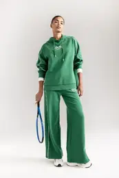Wide Leg Long Length Sweatpants