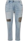Patchwork Jeans für Fitness image