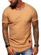 behype. Herren Oversize Biker T-Shirt 20-1710 Beige M
