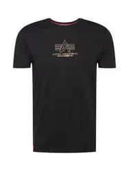 ALPHA INDUSTRIES Shirt gold / schwarz